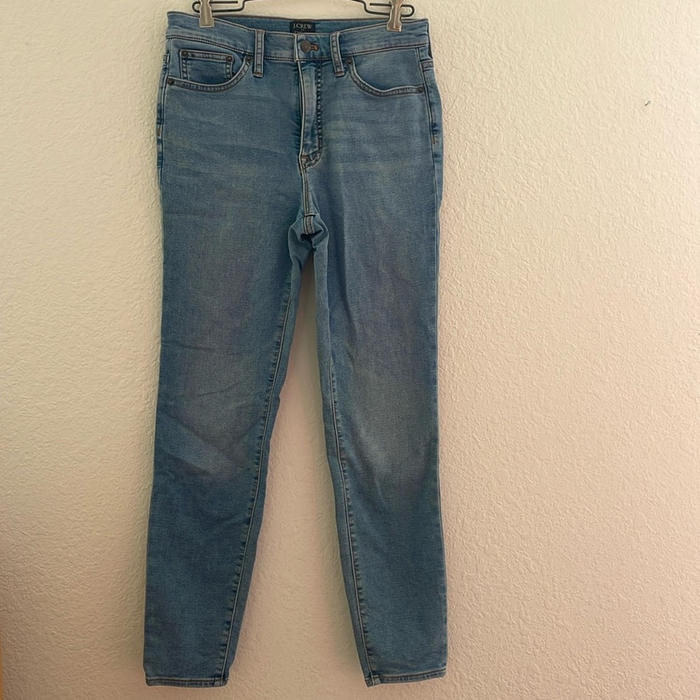 Jcrew Mid Rise Skinny Jeans